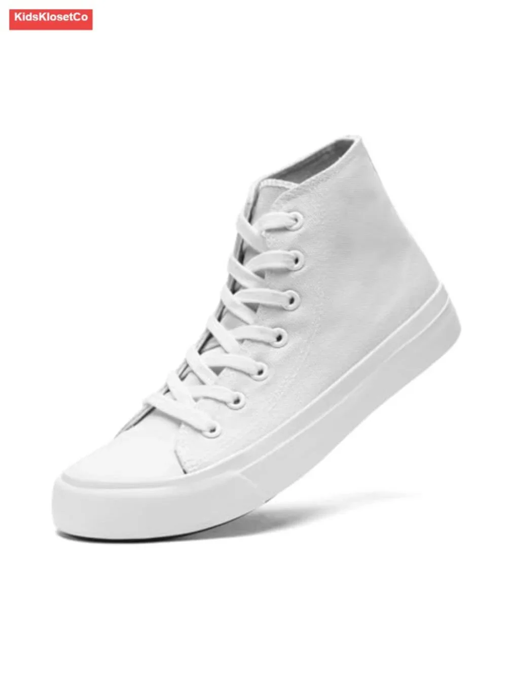 Toddler Canvas Sneakers Boys Girls Adjustable Strap Lace Up Lightweight